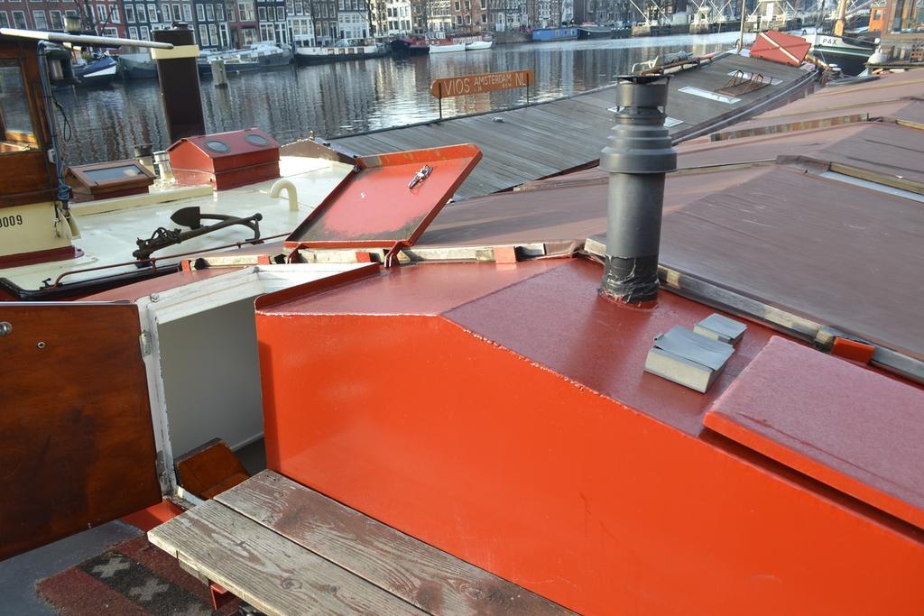 アムステルダムHouseboat Roseアパートメント エクステリア 写真