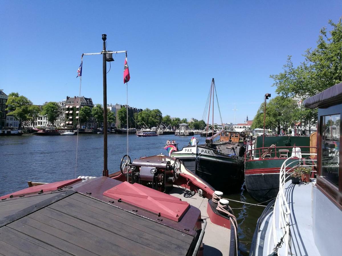 アムステルダムHouseboat Roseアパートメント エクステリア 写真