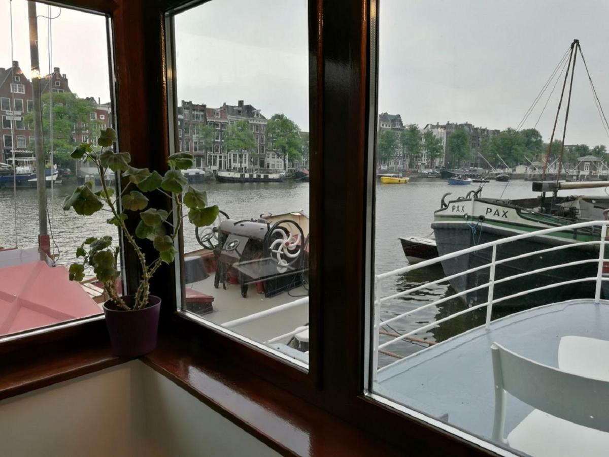アムステルダムHouseboat Roseアパートメント エクステリア 写真